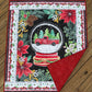 Red Truck Snow Globe 45" x 52.5" Handmade Throw Quilt