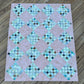 36-Patch Peach Quilt – 52" x 64" Handmade Lap/ Throw Quilt