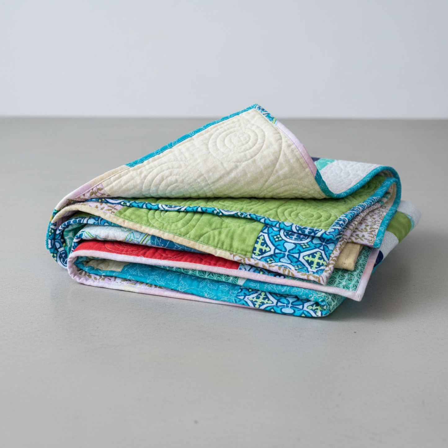 Prism – 60.5" x 72" Handmade Modern Throw / Twin Quilt