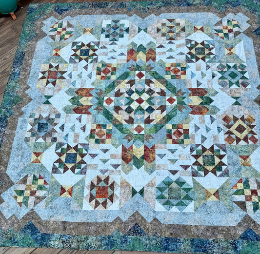 Windsong King Quilt – 108" x 108" Handmade Heirloom