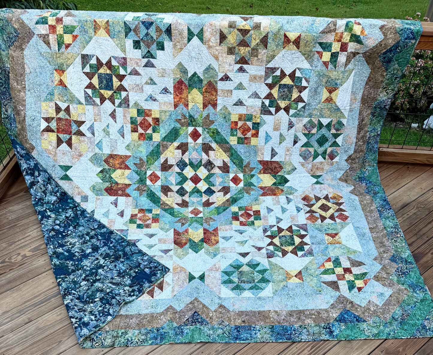 Windsong King Quilt – 108" x 108" Handmade Heirloom