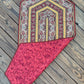 Autumn Border Vine 23" x 51" Handmade Quilted Table Runner