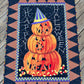 Pumpkin Parade 35" x 49.5" Handmade Halloween Quilt / Wall Hanging
