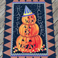 Pumpkin Parade 35" x 49.5" Handmade Halloween Quilt / Wall Hanging
