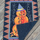 Pumpkin Parade 35" x 49.5" Handmade Halloween Quilt / Wall Hanging