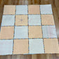 Picnic Quilt - Cream and White – quilts & comforters – colorful textile design