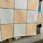 Picnic Quilt – White & Cream 52" x 52" Handmade Quilt