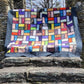 Stained Glass Quilt – quilts & comforters – colorful textile design