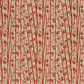 Oriental Gardens Red Bamboo premium quilting cotton with delicate bamboo leaves and stems in deep red hues