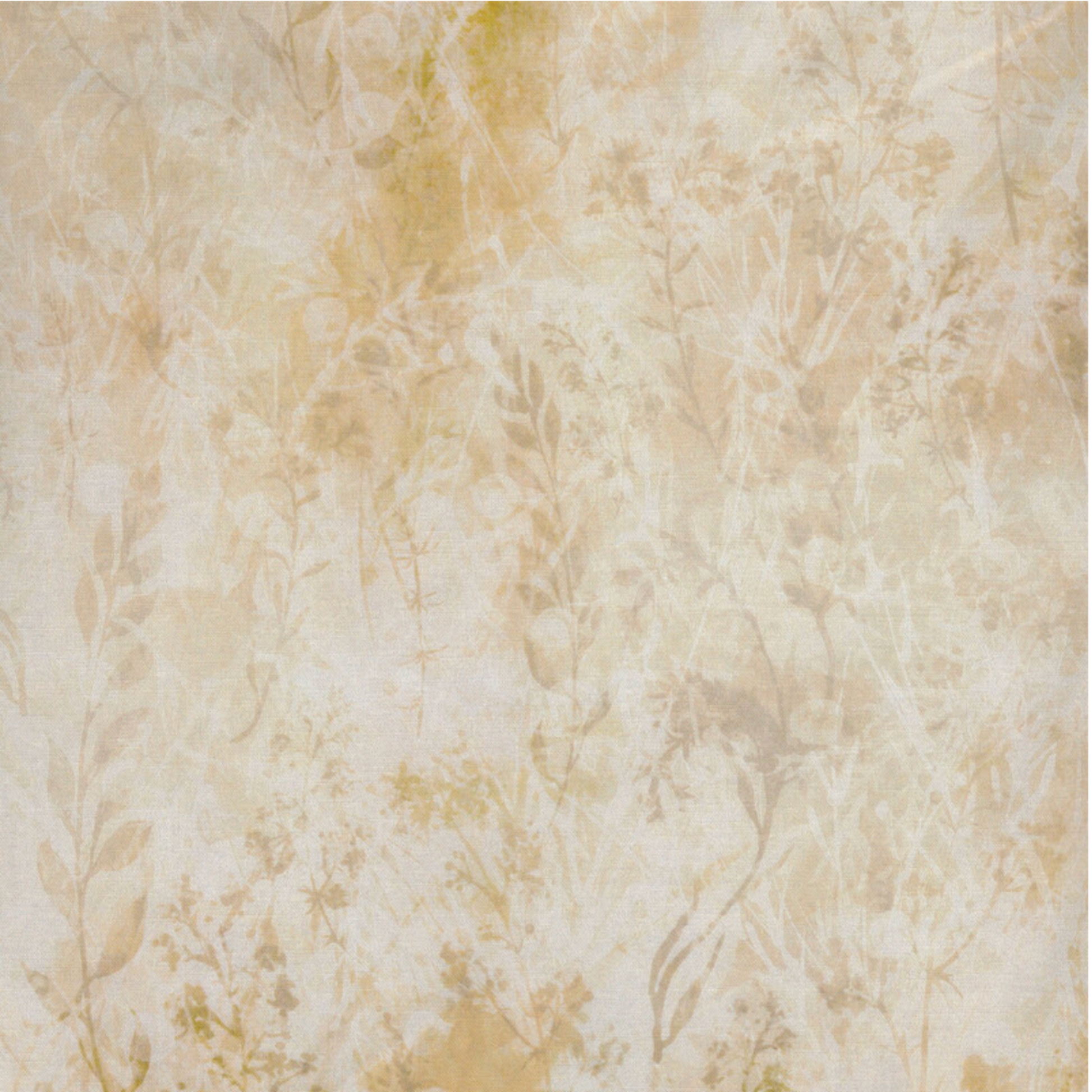 Reflections of Autumn II Twigs quilting cotton – full pattern view showing graceful twig design repeat