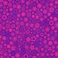PAWsitivity Purple Field quilting cotton by Jason Yenter for In The Beginning Fabrics — dense all-over scattered ditsy floral medley in vivid magenta-pink and hot pink on a rich saturated violet-purple ground, a bold joyful tone-on-tone perfect for feature blocks, borders, quilt backs, and coordinating accents in cat-themed and novelty quilts, 100% cotton, 43–44" wide, 3 yard cut — coordinating PAWsitivity fabrics and quilt patterns available at IraRobi Quilts.