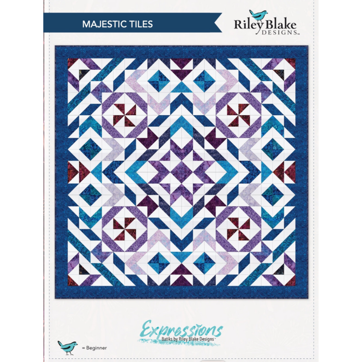 Majestic Tiles Quilt Pattern by Riley Blake Designs – Digital Download