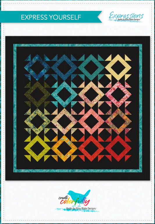 Express Yourself Quilt by Riley Blake Digital Download