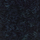 Close-up of Whispering Hollows Raven batik fabric by Riley Blake Designs, showing dark navy and black damask scrollwork with subtle teal-blue mottling.