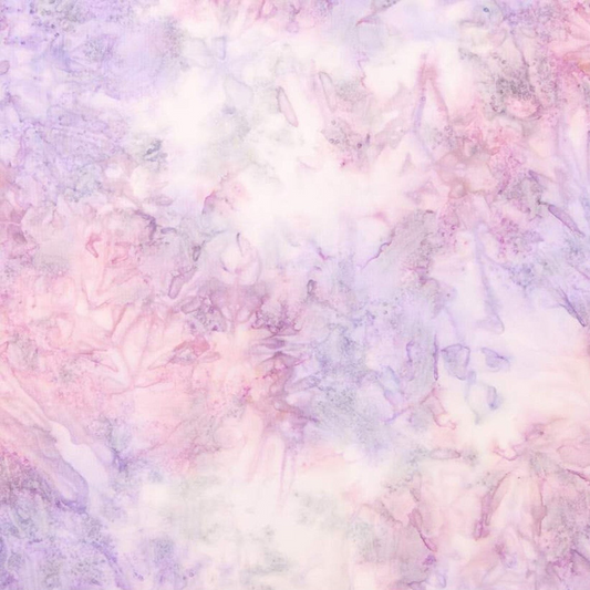 Color Play Mottled Lilac Lustre fabric by Riley Blake Designs, featuring soft blush pink, lavender, and creamy white mottling.