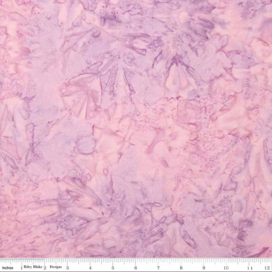 Expressions Batiks Elementals Color Play Mottled Lavender Blush – fabric – colorful textile design