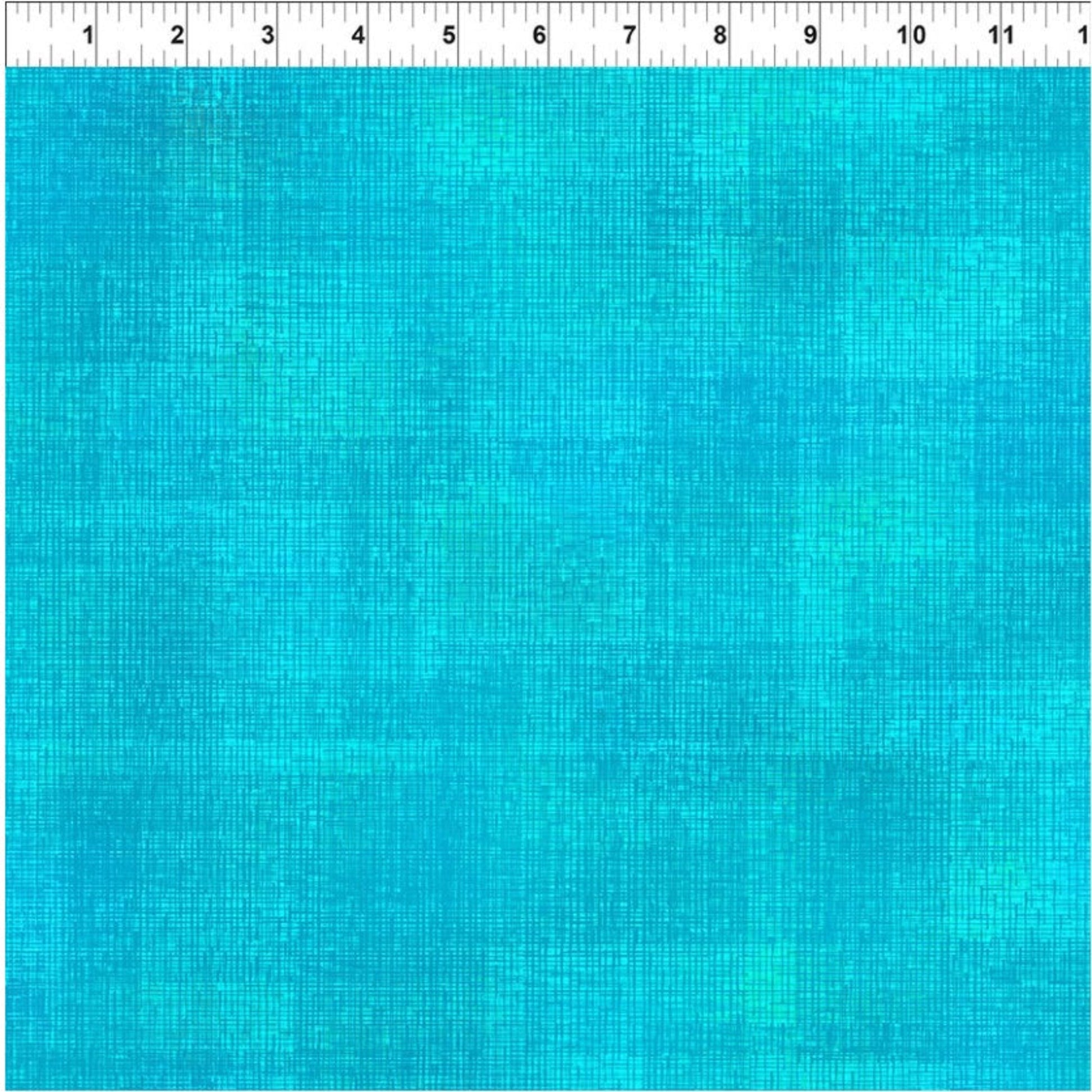 Interwoven by Jason Yenter, Turquoise – fabric – colorful textile design