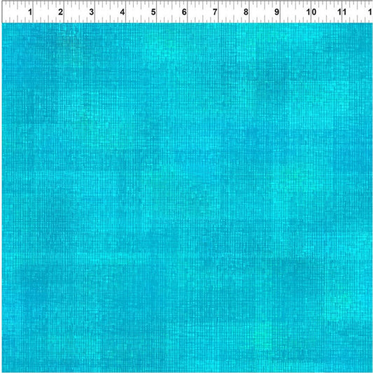 Interwoven by Jason Yenter, Turquoise – fabric – colorful textile design