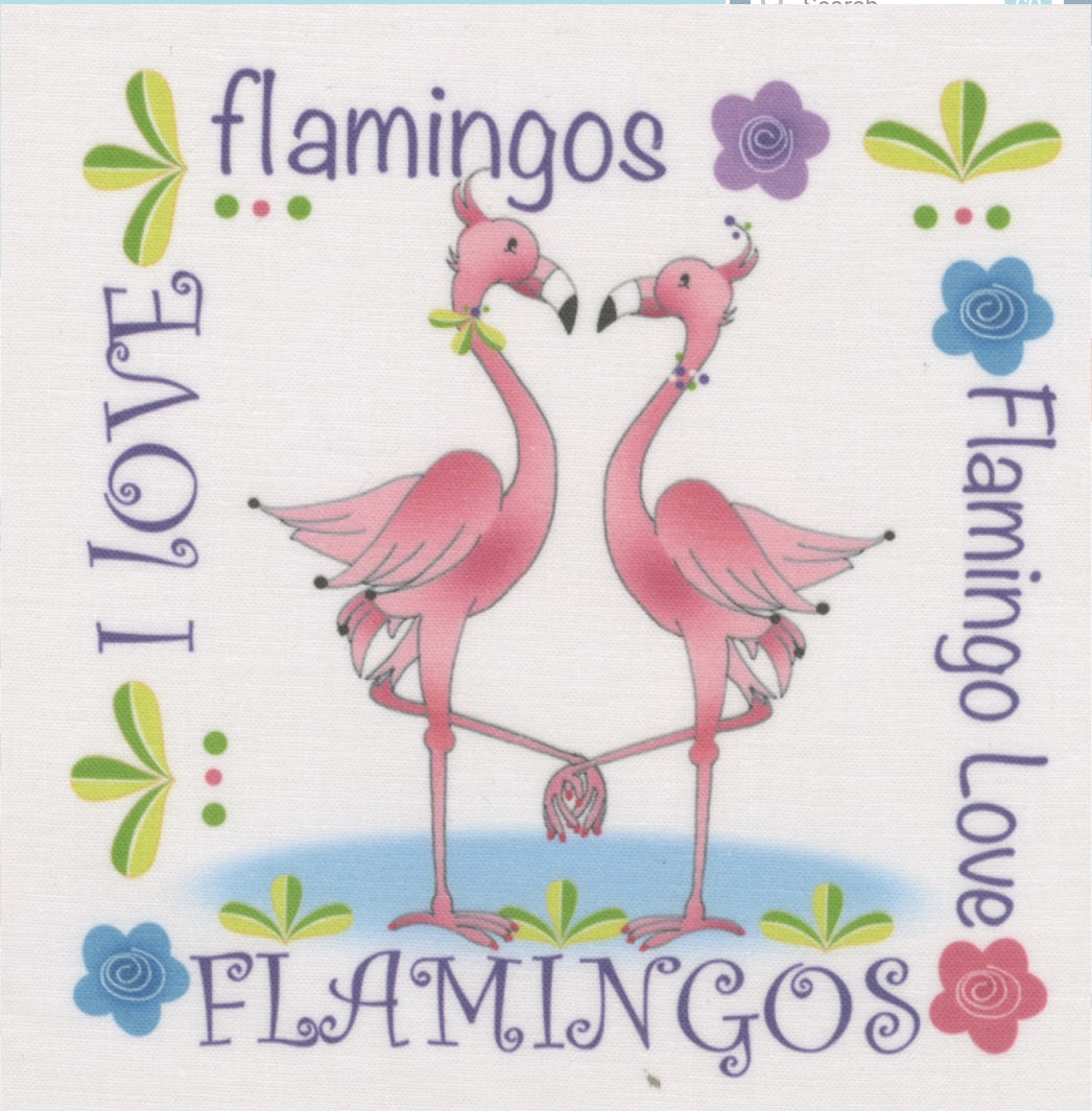 Flamingo Art Panel, Jody Houghton Designs