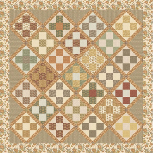 Fall Evenings Quilt by Dolores Smith for Marcus Fabrics Digital Download