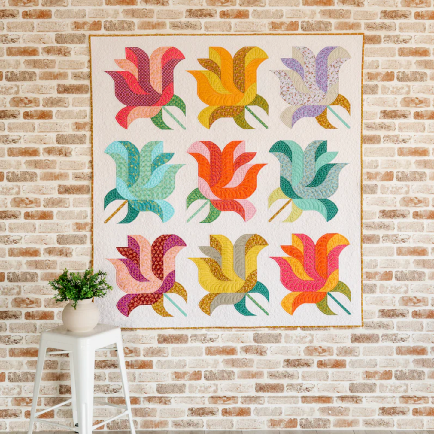 Rose Garden Quilt Pattern – Modern Quilt | Sew Kind of Wonderful
