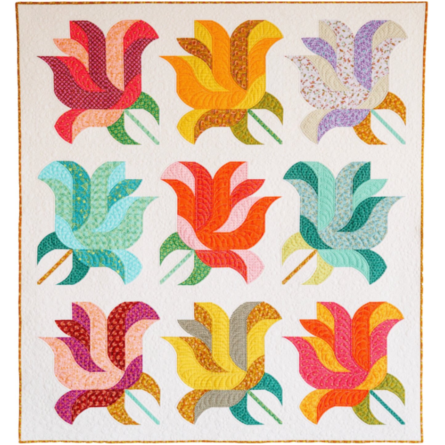 Rose Garden Quilt Pattern – Modern Quilt | Sew Kind of Wonderful