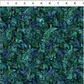 Halcyon II Blue Ferns 3 yard cut – scale reference shot, In The Beginning Fabrics