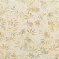 Expressions Batiks Breathe Laurel quilting cotton by Riley Blake Designs – Pinterest scale reference portrait crop with ruler showing pattern repeat approximately 4–5 inches, cream and ivory tonal batik with feathery fronds, dotted circular swirl outlines, and tiny leaf sprigs in soft sage green and warm taupe