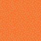 Safari Fun Floating Triangles Orange quilting cotton by Terry Runyan for Benartex — scattered white hand-drawn triangle outlines on vibrant orange ground, versatile blender and accent fabric, 100% cotton, 43–44" wide.