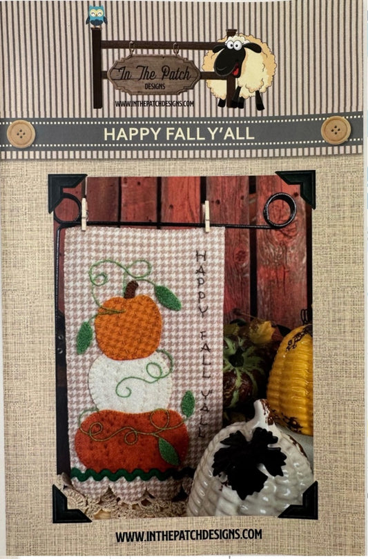 Happy Fall Y'all Mug Rug Pattern