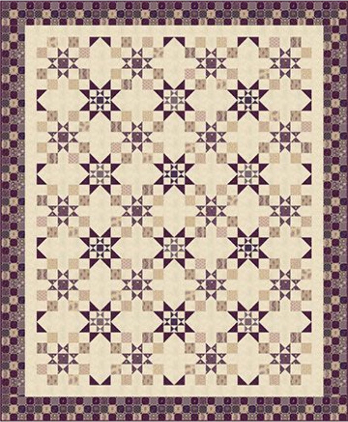 I Love Purple Quilt for Marcus Fabrics Digital Download