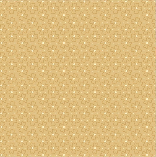 Golden Era Tan Wavy Daisy