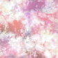 Close-up print detail of Fire & Ice by Maywood Studio Peach Ice Dye cotton quilting fabric showing blush pink, rose, and lavender watercolor ice dye pattern