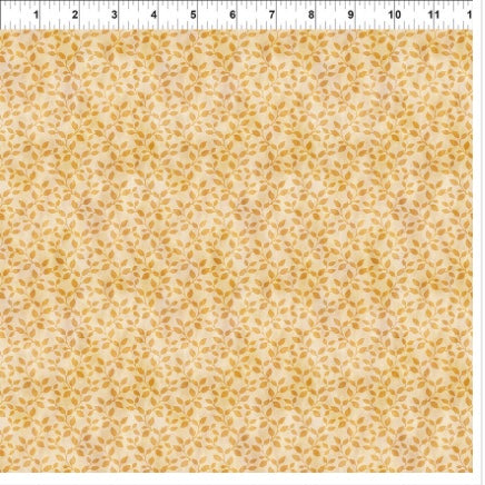 Autumn Celebration Gold Vines – fabric – colorful textile design