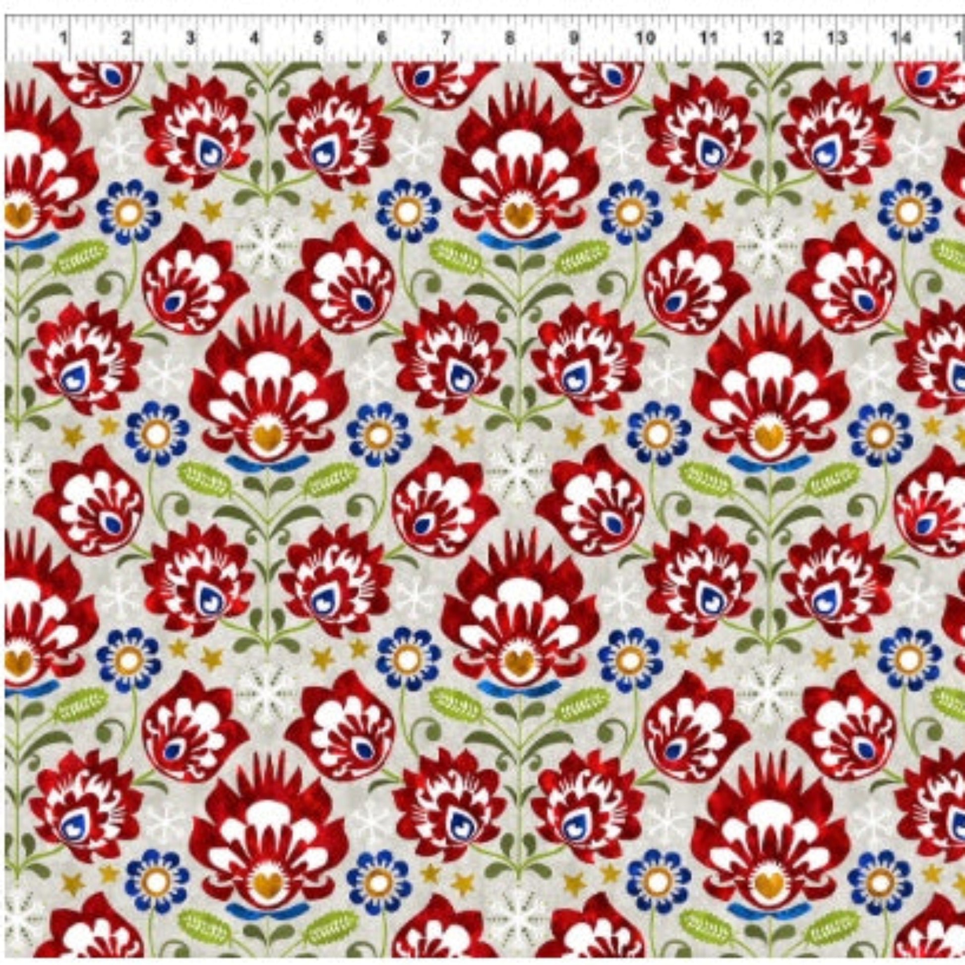 NYSNO (New Snow) - Multicolor Floral – fabric – colorful textile design