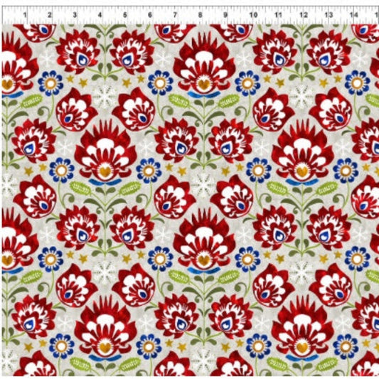 NYSNO (New Snow) - Multicolor Floral – fabric – colorful textile design