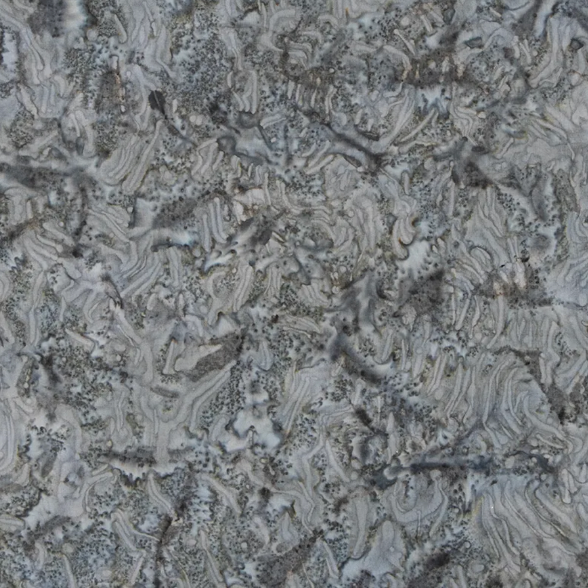 Expressions Batiks Hand-Dyed Charcoal – close-up detail showing organic tonal variation and hand-dyed texture, Riley Blake Designs