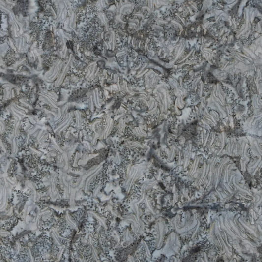 Expressions Batiks Hand-Dyed Charcoal – close-up detail showing organic tonal variation and hand-dyed texture, Riley Blake Designs