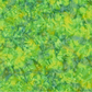 Close-up detail of Expressions Batiks Hand-Dyes Shamrock quilting cotton fabric highlighting print clarity and bright shamrock green hand-dyed batik texture