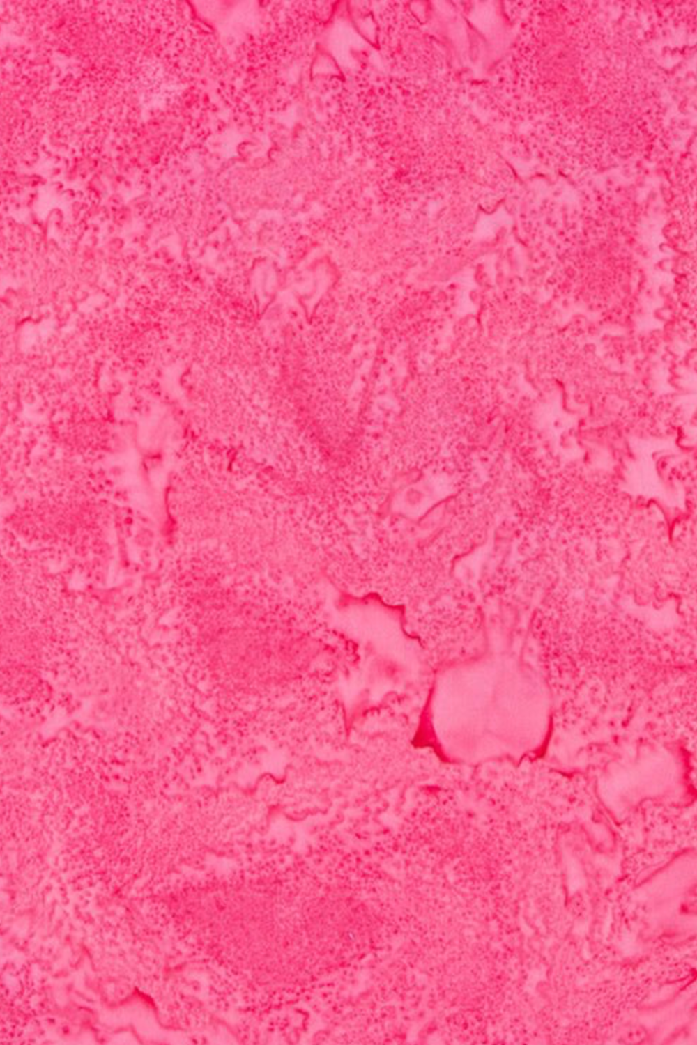 Expressions Batiks Hand-Dyes Begonia fabric by Riley Blake Designs – pure saturated hot pink hand-dyed batik with subtle light-to-dark tonal shifts and organic painterly texture, a vibrant single-hue tonal blender perfect for bold floral, modern, and scrappy quilts, 100% cotton batik