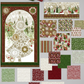 Winter Solstice II Metallic Quilt Panel 36" with coordinating fabrics – winter quilt inspiration