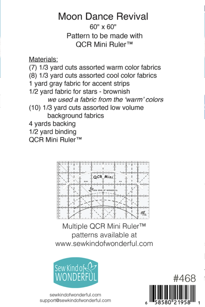 Moon Dance Revival Quilt Pattern by Sew Kind of Wonderful