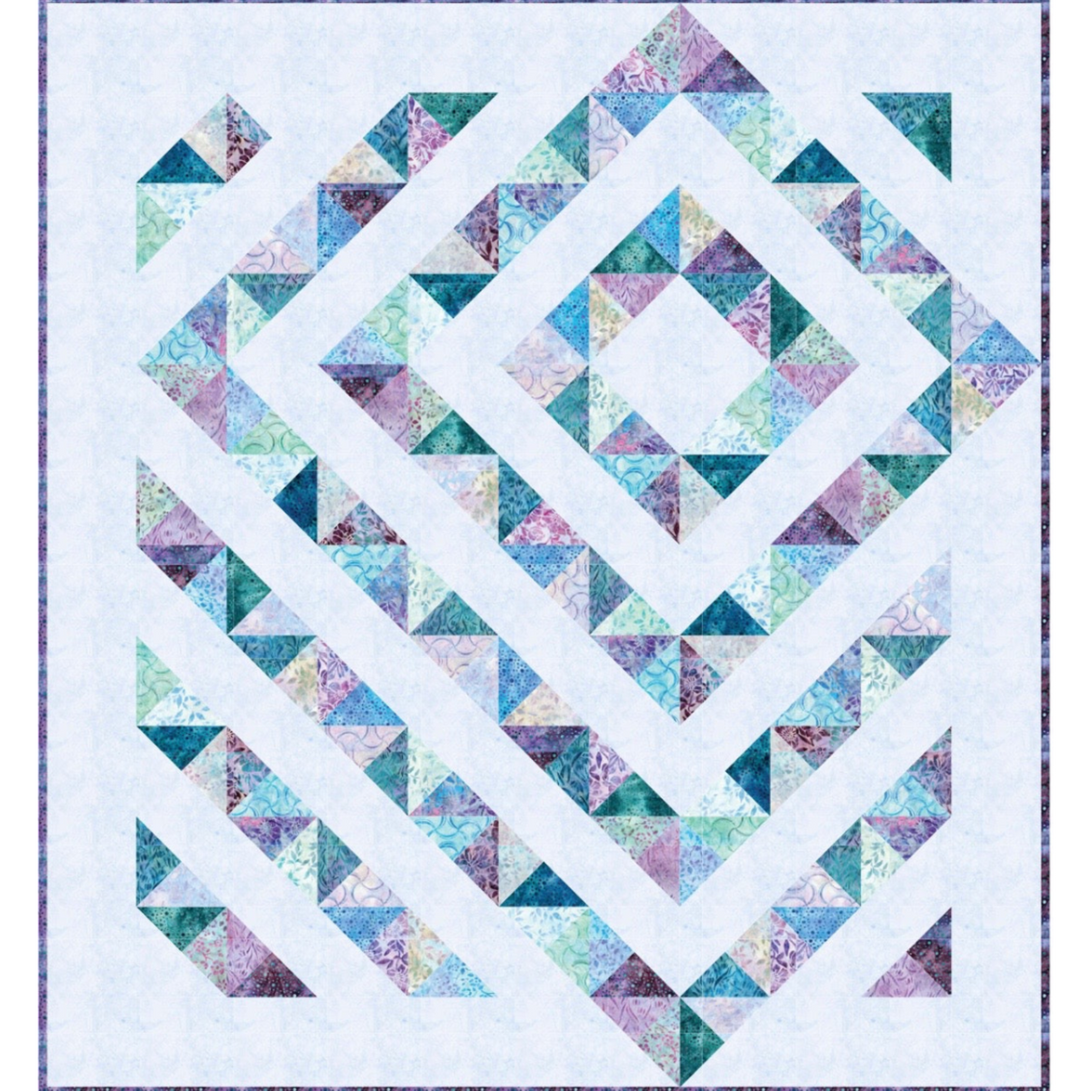 Four Patch Charm Quilt Pattern by Kathy Schwartz – Digital Download