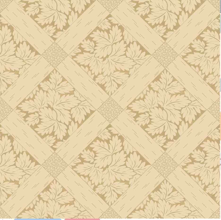 Vintage Charm by Judie Rothermel Collection - Tan 108in Wide Quilt Back