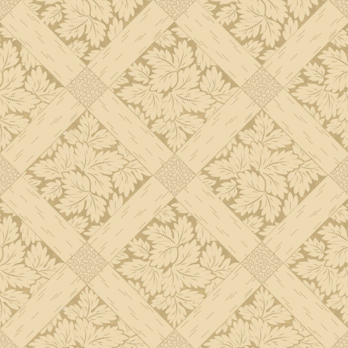 Vintage Charm by Judie Rothermel for Marcus Fabrics, Tan 108" Wide Quilt Back