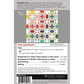 Crosswalk Plus quilt pattern back cover showing fabric requirements, finished size 60.5 x 60.5 inches, and flat quilt layout by Robin Pickens