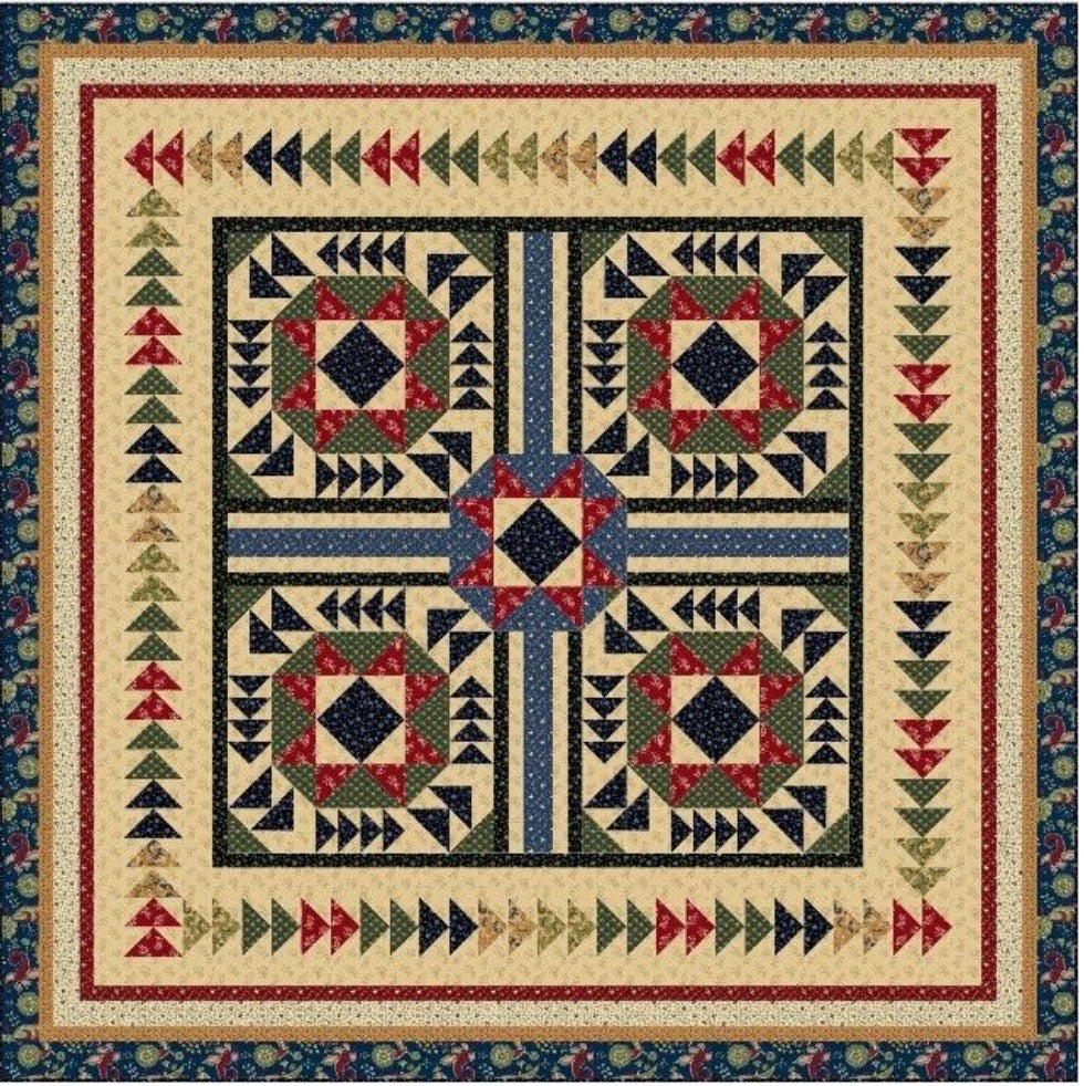 Vintage Charm Bancroft Star Quilt Kit IraRobi Quilts