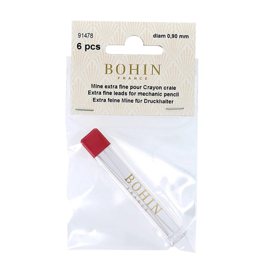 Mechanical Pencil Refills 0.9mm White, 6 Pack – by Bohin
