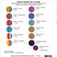Radiant Kaleido Star – quilt pattern – colorful textile design