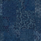 Carpet Bag Romance Blue Brocade fabric by Jason Yenter for In The Beginning Fabrics – rich tonal patchwork of damask, brocade, scrollwork, and medallion motifs in deep navy and steel blue, perfect for vintage and antique-inspired quilt projects, 100% cotton, 3 yard cut